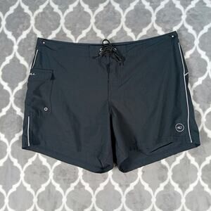 O Neill Hyperfreak Board Shorts Women Size 13 Black Surf Swim Plus Size